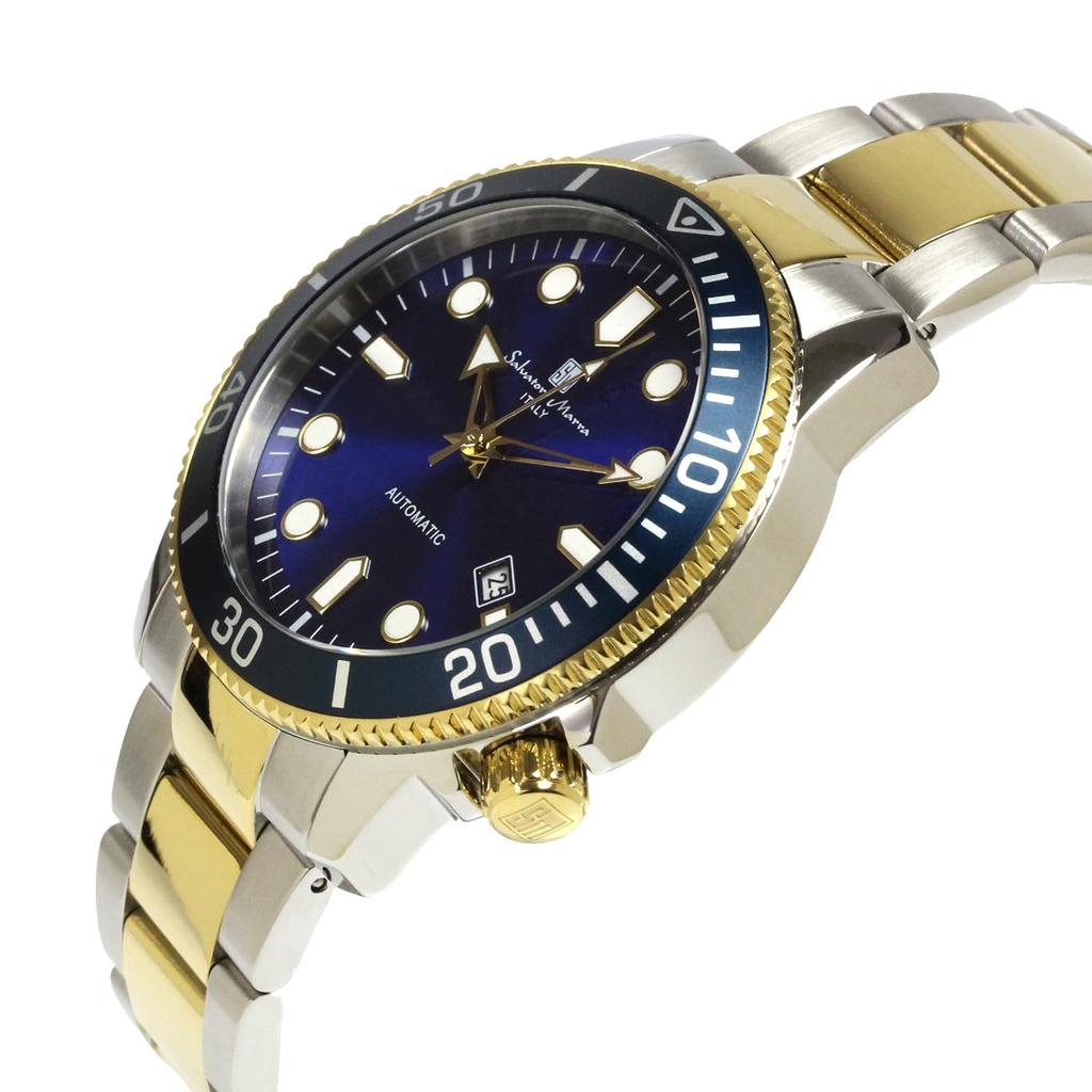 Salvatore Marra Salvatore Marra Automatic Watch Manual Winding Function Stainless Steel Strap Back Cover Skeleton Japanese Movement 10 ATM Water