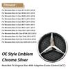 1pcs Front Grille Star Emblem Badge For Mercedes Benz B C E S W176 W246 W205 W212 W207 W217 W166 X166 X156 X204 QO1