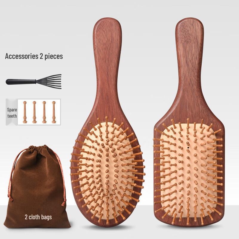 Sandalwood Air Cushion Massage Comb Large