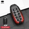 Alloy Car Key Cover For Hyundai N Line Verna Solaris Elantra Azera Kona Encino Grandeur Azera Palisade I30 Ix35 Accent Santa Fe