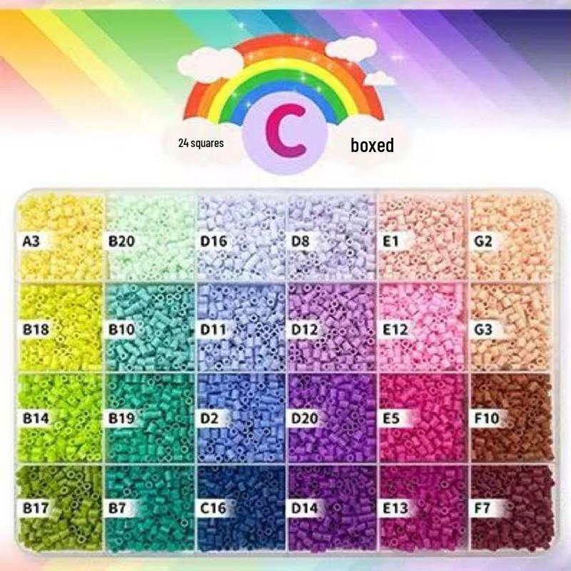 Pin Dou Dou 3D Fusion DIY Kit: Complete Set with Tools & Ironing Paper, COCO Pin Dou Design, Black/White Supplement Included