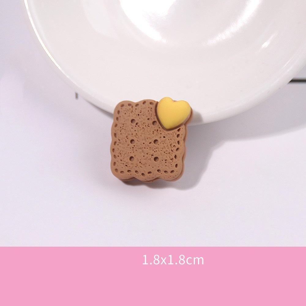 10Pcs Frosted Resin Accessories Simulate Cartoon Cream Glue Rainbow Cloud Phone Case Accessories Popular Diy Trinkets Luck Bag