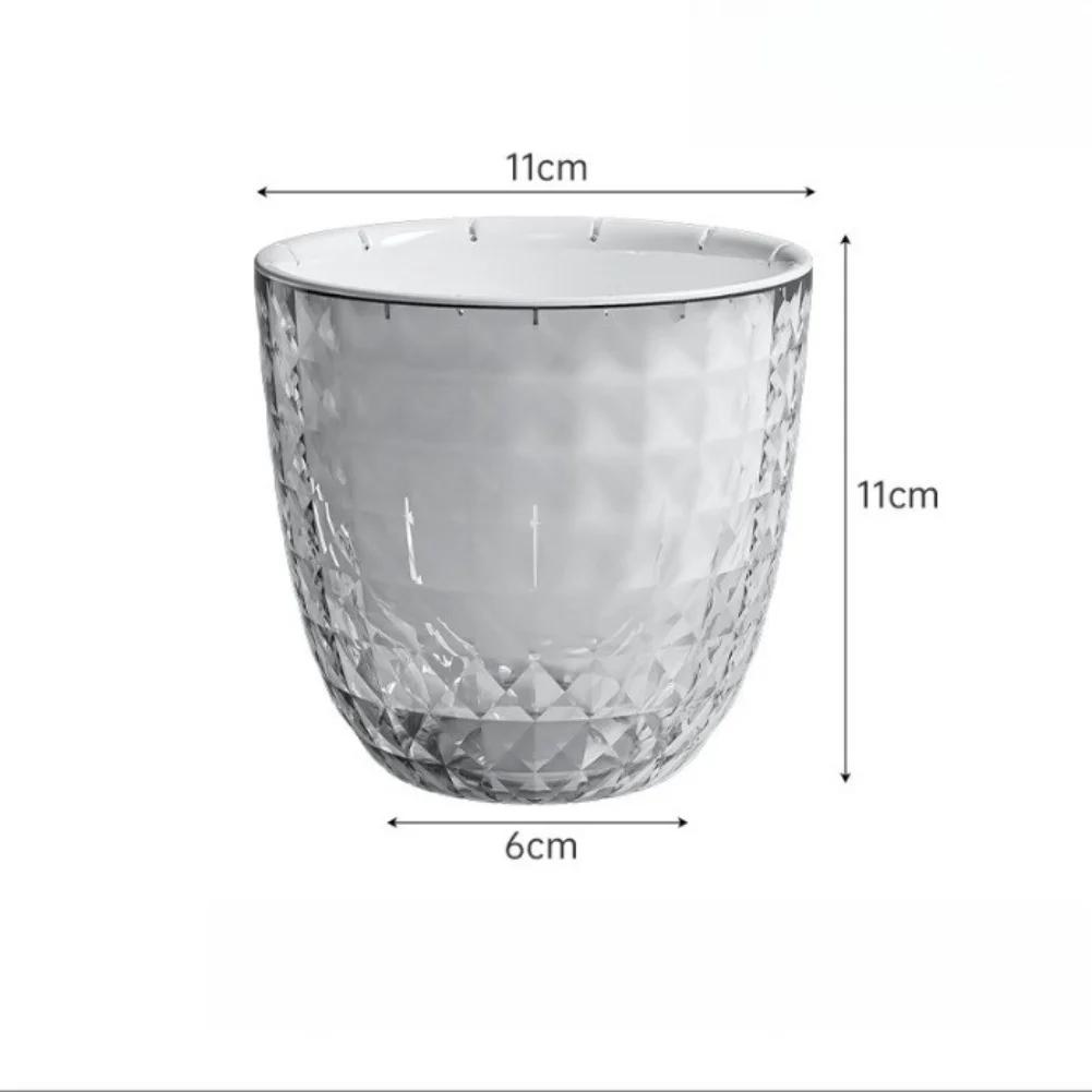 Self-Watering Transparent Flower Pot For Indoor Plants, Bonsai, Succulents And Herbs Indoor Flowers Plant Care Accessories