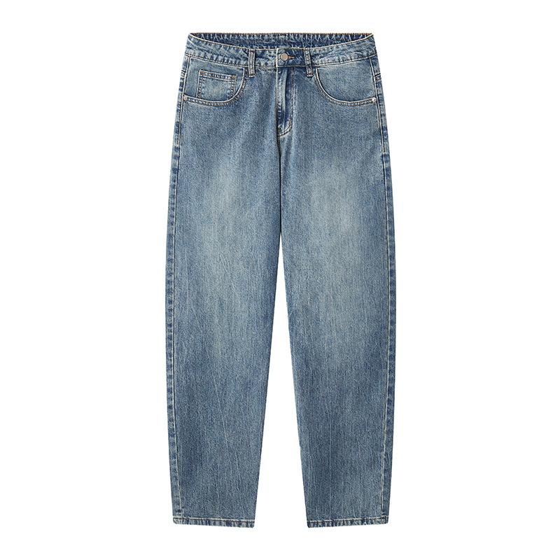 

Новые джинсы-комбо на осень и зиму для мужчин, корейские, вываренные синие брюки 40 синий