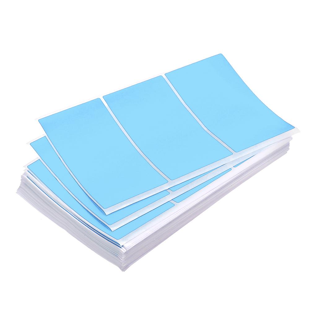100Sheets Colored Rectangle Stickers Color Code Sticker 102x51mm Self Adhesive Colored Labels Stickers for Folder Jar Drawer