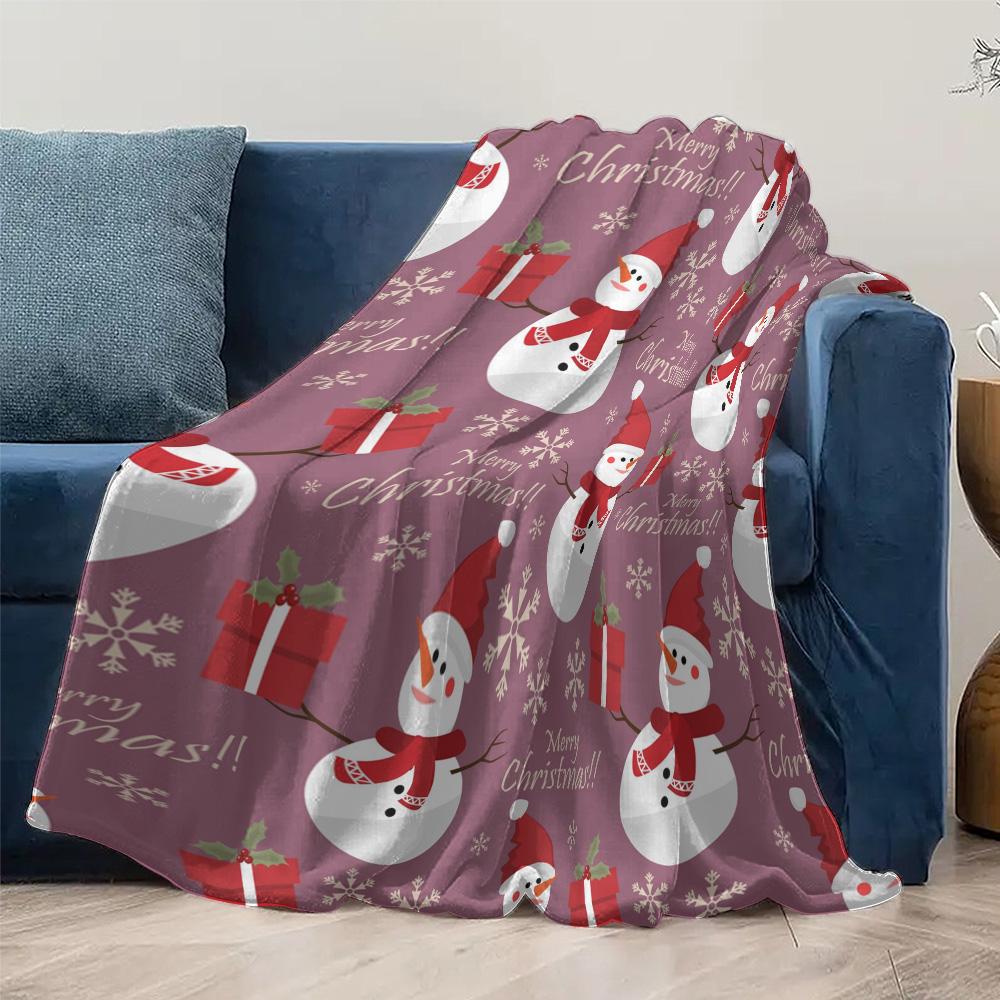 Soft Fluffy Throw Blanket Cozy Sherpa Fleece Blanket Warm Bedspread Home Decor Gift Christmas Holiday