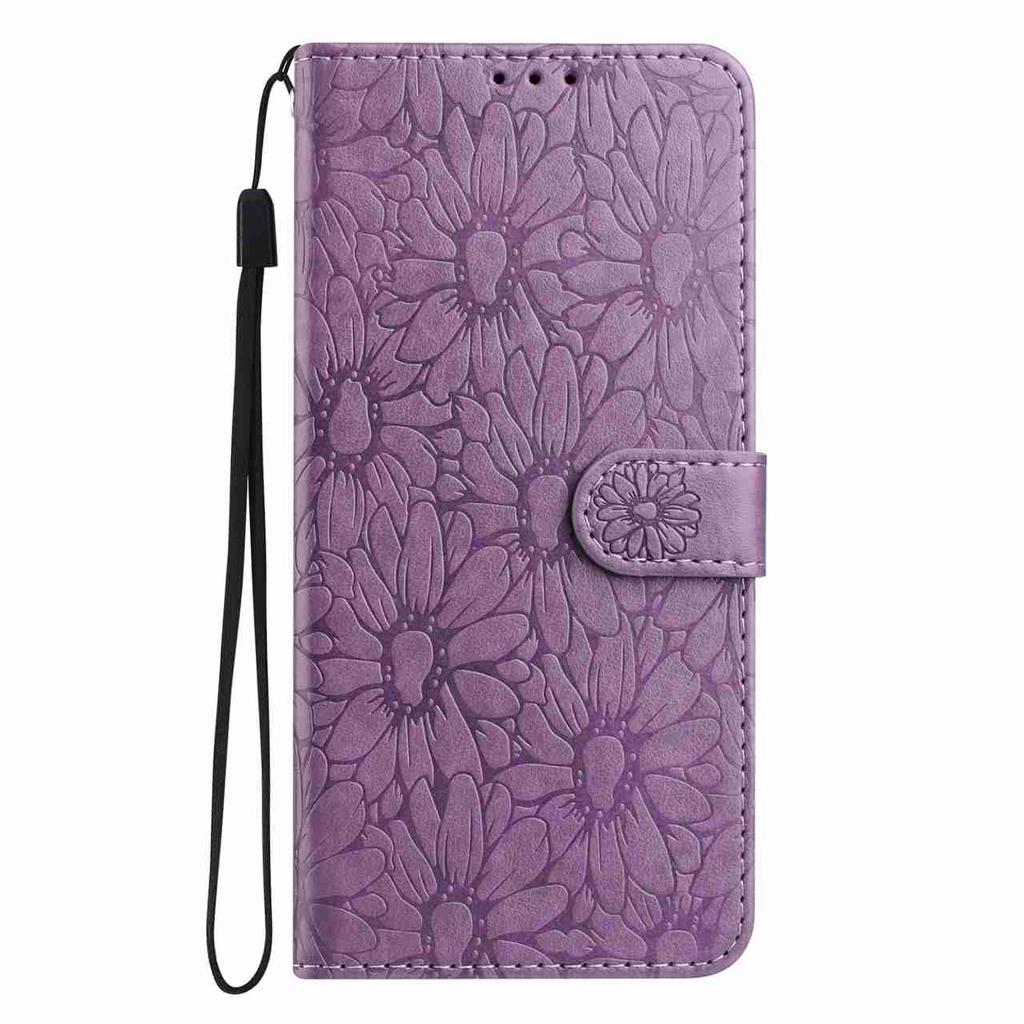 10barevné pouzdro na flip kartu s embosovanou sedmikráskou pro Motorola Moto E13 E20 G05 G54 Edge 40...
