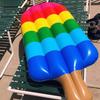 Giant Inflatable Float Ice Cream Shape 107 Cm Multicolor for Children and Adults Pool or Beach