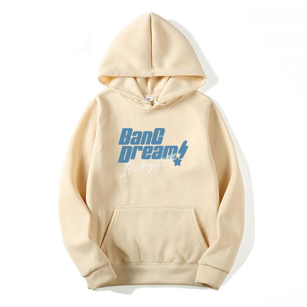 BanG Dream MyGO Cosplay Logo Hoodies für Damen und Herren, BanG Dream Vintage Hoodies, bedruckte Kleidung aus reiner Baumwolle