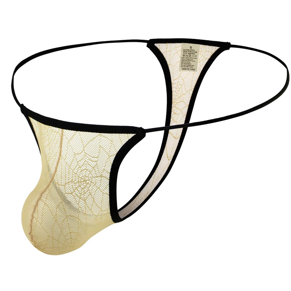 Men's Thongs G String Sexy Gay Sissy Underwear Briefs Man Jockstrap T Back Underpants Penis Pouch Breathable Panties