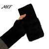 Versatile Outdoor Winter Gloves 1 Pair Fingerless Gloves, Warm Half Finger Mittens, Practical Activity Soft Fuzzy Fleece Thermal for Driving