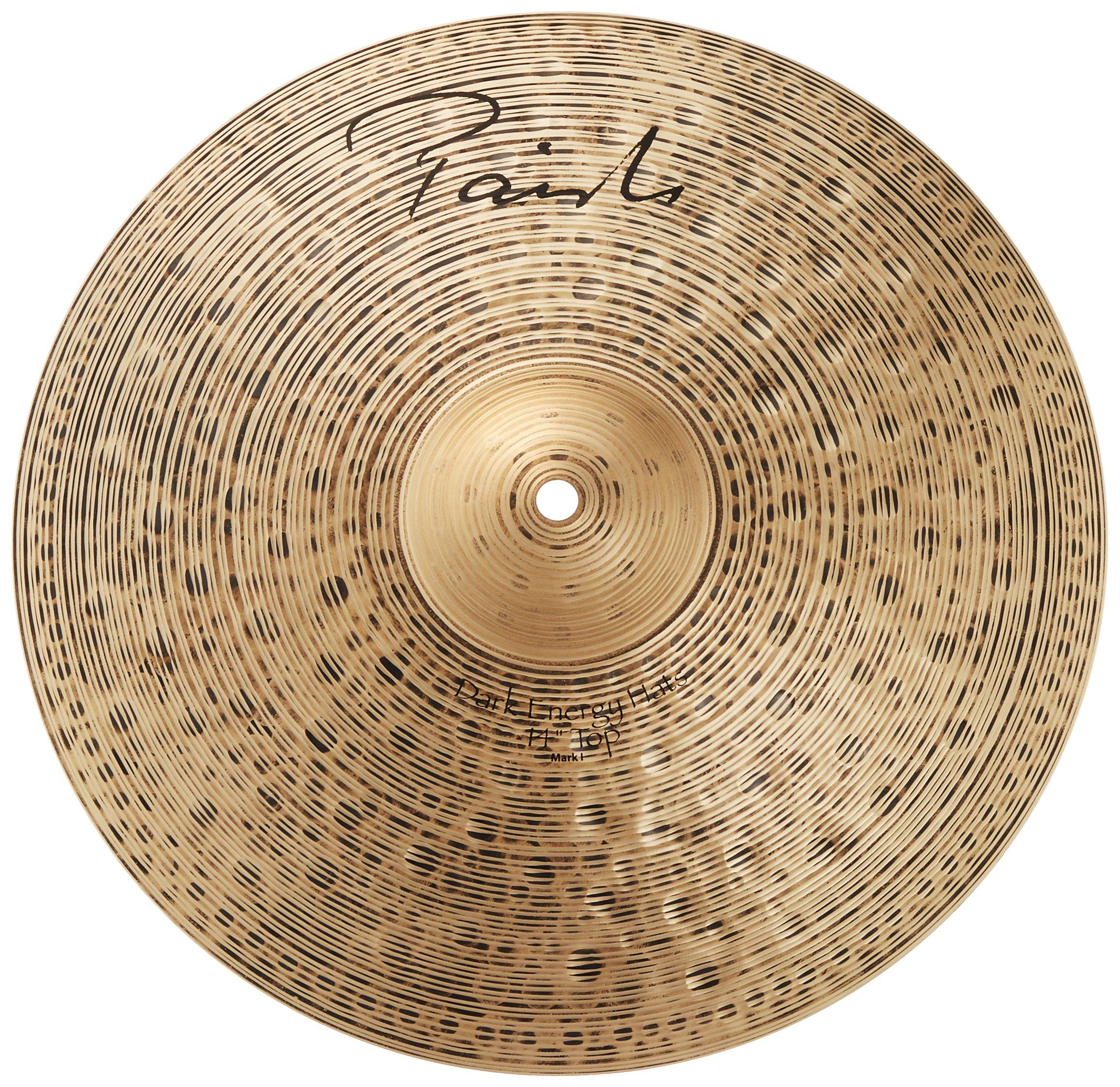 

Тарілки PAISTE 14 дюймів NEW SIGNATURE Dark Energy Hats Hi-hat Mark-1 (Зверху) 14