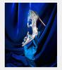 Transparent Rhinestone Shoes 2024 New Sexy Banquet Women Pointed Thin Heel Crystal Wedding Shoes