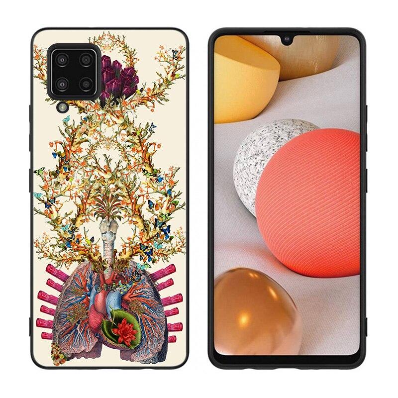 Medical Human Organs Brain Meridian Kidney High Case For Samsung Galaxy A12 A02S A22 A32 A52 A72 A71 A51 A41 A31 A21 A11 A50 A70
