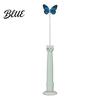 Juguetes Electrónicos Silenciosos para Mascotas Varita Mariposa Eléctrica para Gatos Recargable Juguete de Varita Interactiva Rotación 360 Auto-Juego Automático para Gatos con 2