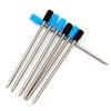 10Pcs Replaceable Ballpoint Pen Refills Ballpoint Metal Refills Metal Refill for Twist Action Ballpoint Pens 1.0mm Tip