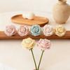 2-Pack 3D Rose Silicone Candle Molds - Realistic Floral Design with Layered Petals, Durable High-Quality Silicone, Suitable for Resi