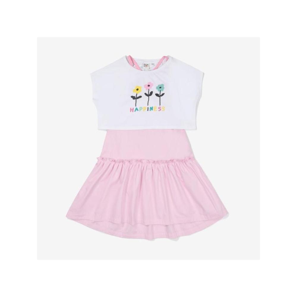 

[Fila Kids] Fila X Susin Layered Dress Fk2opf2s02f Epk q0zFk2opf2s02fEpk PALEPINK/100