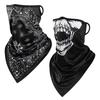 DALO Face Covers of UV Protection Cool Face Mask Neck Cover for Sports and Outdoors (Set 2) (2_Paisley1/Skull)