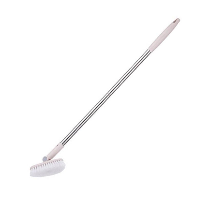 Toilet Cleaning Brush Bathroom Cleaning Accessories Portable Toilet Brush Corner Brush Long Handle Tub Shower Tile Cleaning Tool