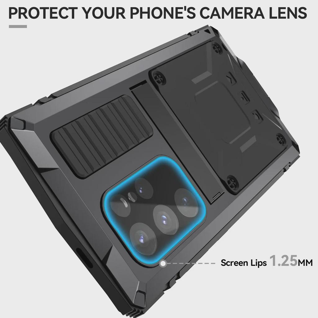 Stoßfeste Metall-Telefonhülle für Samsung Galaxy S24 Ultra