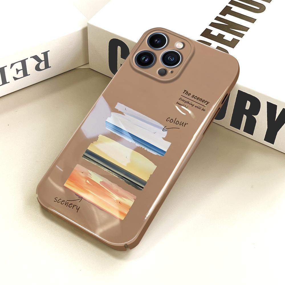 All-inclusive Film Phone Case Cartoon Fashion Design Hard Shell Full Cover Camera Protection Case for iPhone Samsung Xiaomi Poco Redmi Huawei Honor