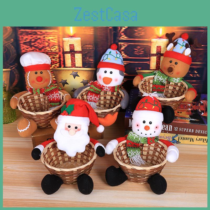 Delightful Christmas Candy Basket With Premium Quality For Festive Home Decor