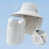 Outdoor Sunscreen Bucket Hat UV Protection Neck Flap Bucket Hat Breathable Fisherman Hat  Travel