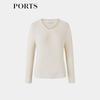 PORTS Women's V-Neck Long Sleeve Knit Cardigan LP8K406RZE014