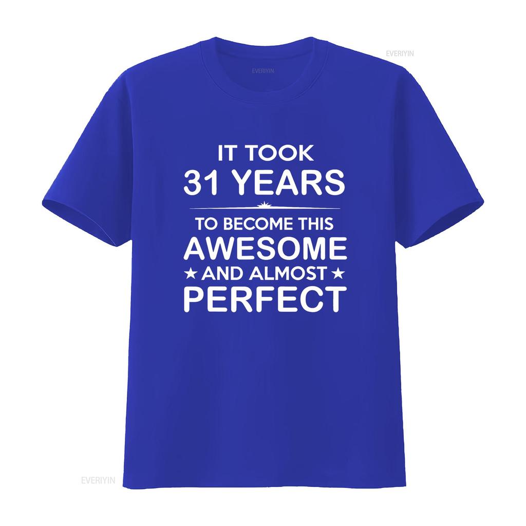 31 Year Old 31st Birthday Ideas for Him Dad T Shirt vintage Washed graphic Versatile Breathable Slightly Comfortable homme