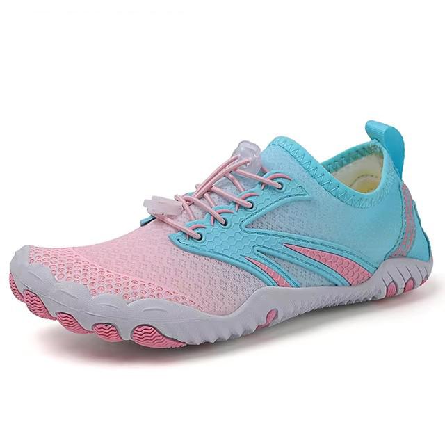 Pink Water Shoes Women Sneakers Barefoot Outdoor Beach Sandals Upstream Aqua Shoes Quick-Dry River Sea Diving Swimming Size 42