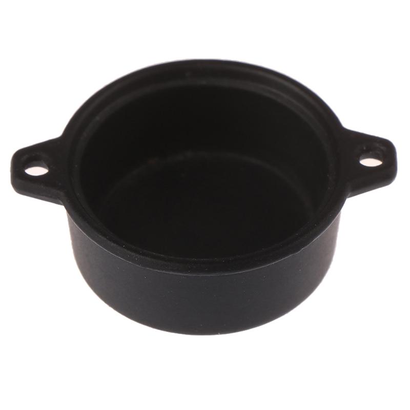 Mini Pot Boiler Pan With Lid Kettle Doll House Accessories Dollhouse Miniature Kitchen Utensil Cooking Ware Play Kitchen Toy