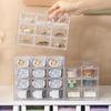 Beauty Contact Lens Storage Box Daily Disposable Contact Lens Cabinet Multi-Grid Large Capacity Eye Rack Transparent Storage Box