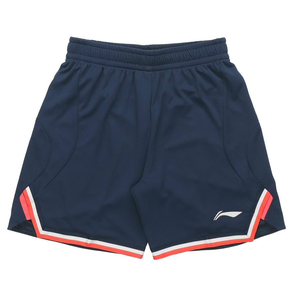 Li Ning Sports Basketball Series Casual Breathable Basketball Competition Suit Men Sportswear Guangdong-Blue AATR009-1