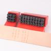 36pcs/set Leather Punching Stamp Set, A-Z, 0-9, Letters & Numbers Steel Stamper, DIY Leather Crafting, Sculpture, Engraving Tool