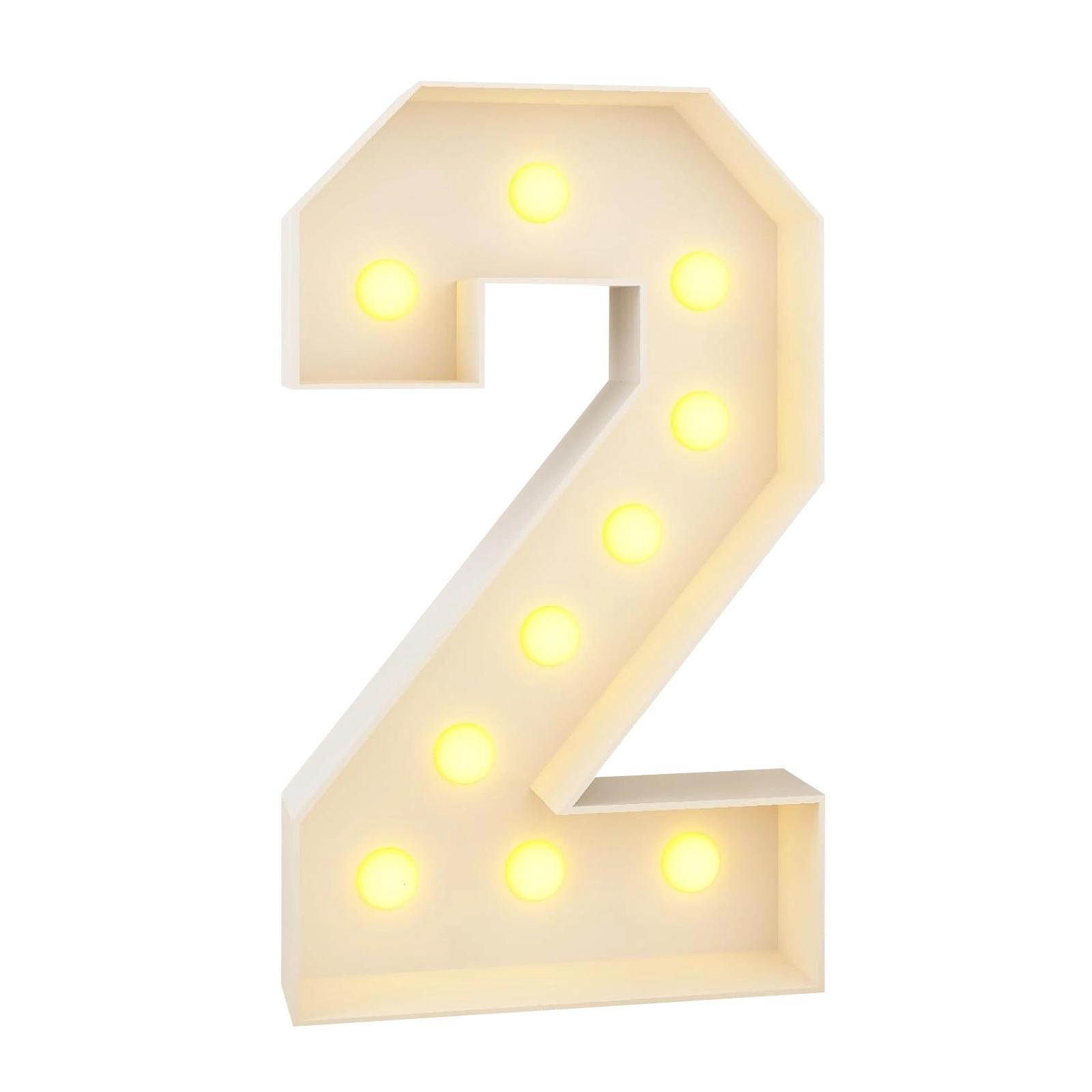 

Foldable Clip-On Illuminated Number Board 0-9 Digital Display Party Balloon Frame Light-Up Background Panel 91 5cm Size One Size