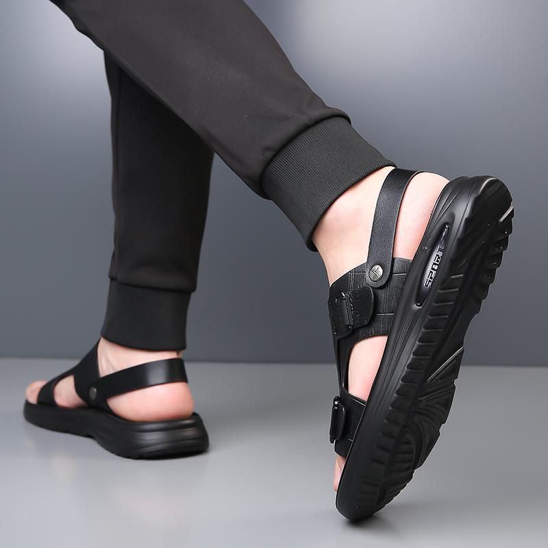 Outdoor Herrensandalen Outdoor Sommer Hausschuhe Hochwertige Schuhe 2025 Sommer Ledersandalen für Herren Neue Herren Laufschuhe