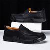 Fashion Men Casual Shoes PU Leather Fashion Men's Sneakers Handmade Outdoor Shoes Man Shoes Fashion Lightweight Men's Loafers Moccasins