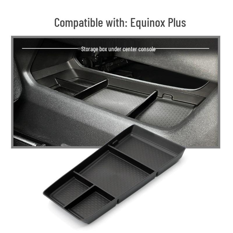 Fits 24 Equinox Plus models: center console storage, under-cabinet box, and center compartment.