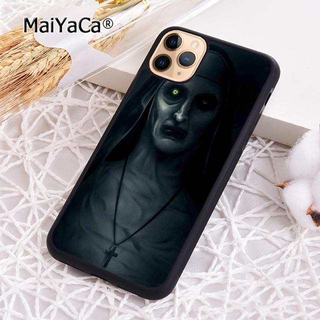 

MaiYaCa The Nun Valak Horror Phone Case Cover For iPhone 17 Air 16 15 plus 11 12 13 14 pro max shell coque iPhone 11pro max