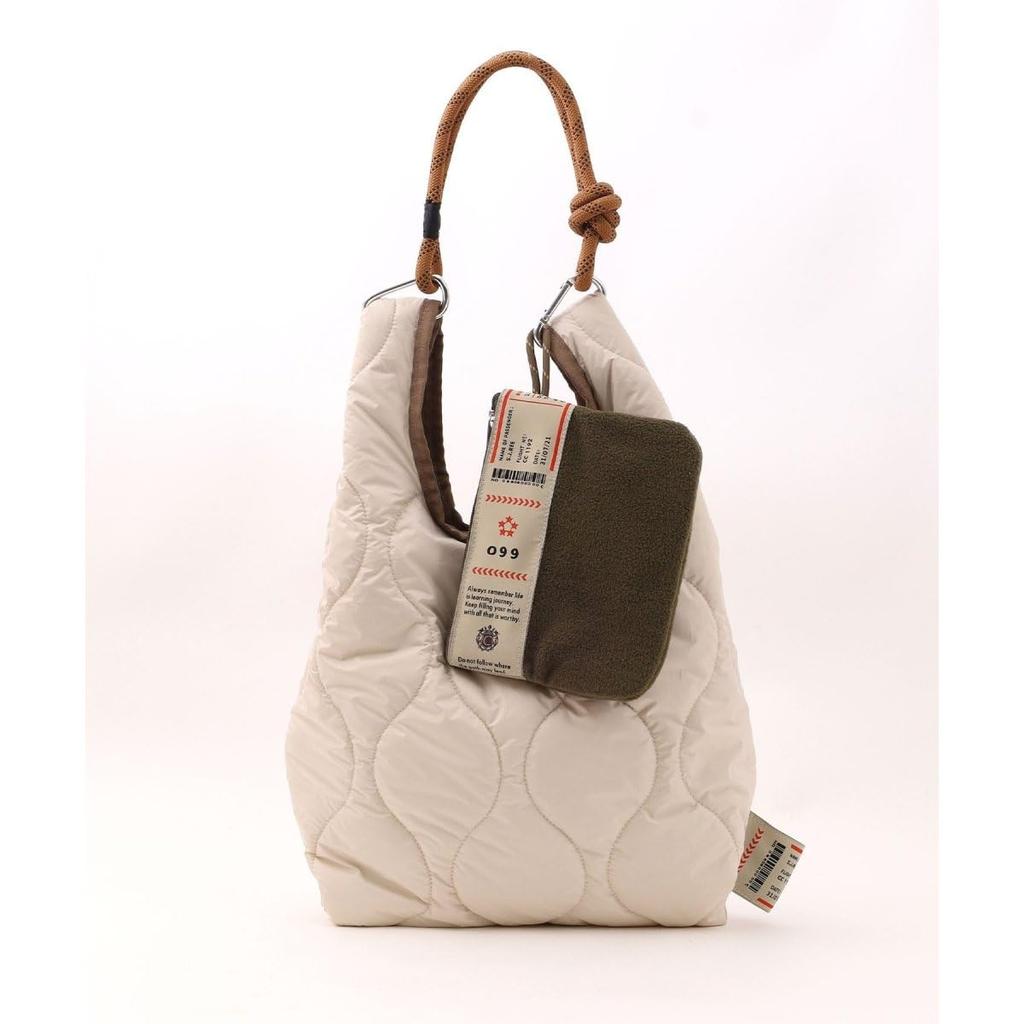 Cuco Original Pattern Tape Quilted Marche Bag 2453111204 Mustard (355)