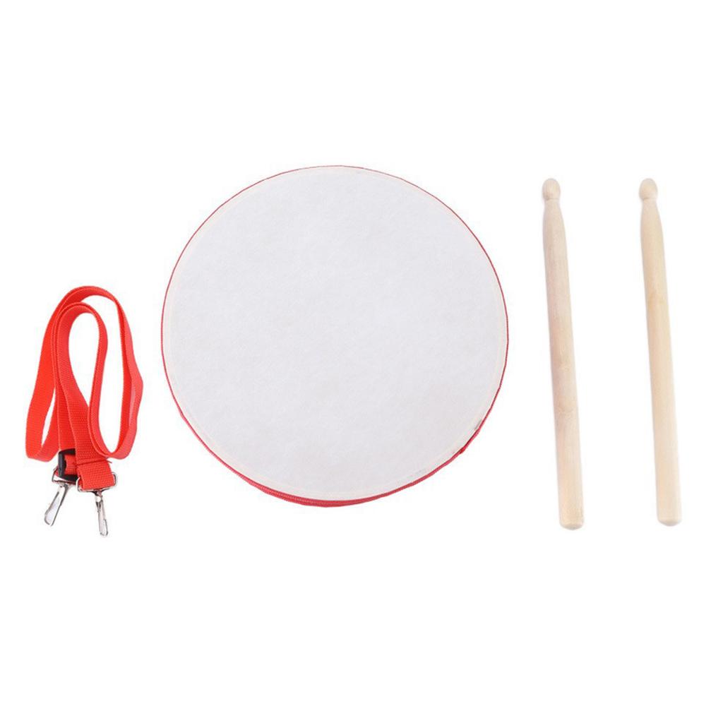 Cartoon Children Drum Toy Kids Wood Drum Toy Educational Musical Toy Childrens Percussion Instrument Double Sided Drum