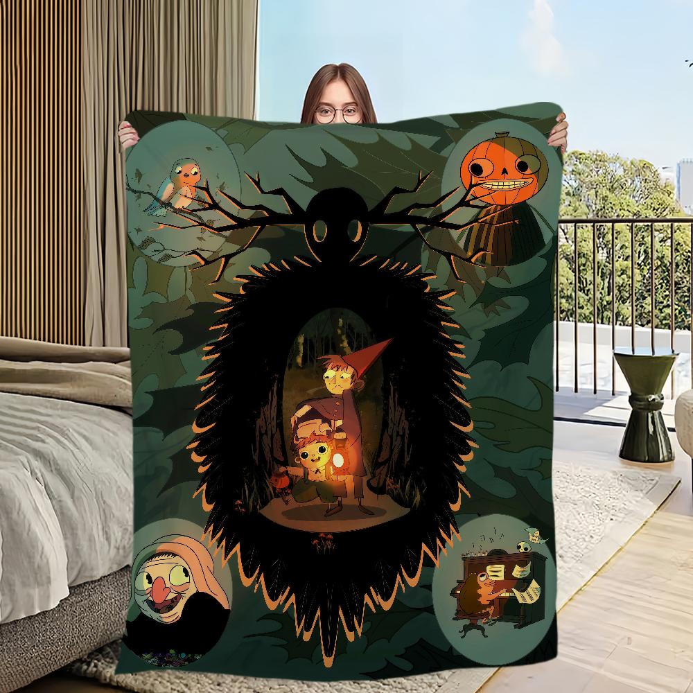 

cartoon art cute o-Over the g-Garden w-Wall Flannel warm soft plush blanket for sofa living room hogar bedroom travel gift home 75x90cm