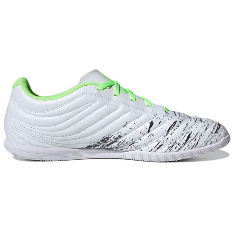 Adidas Copa 20.4 In Football Shoes Lightweight Durable Low Top Men Football Shoes White Black Green EF1771