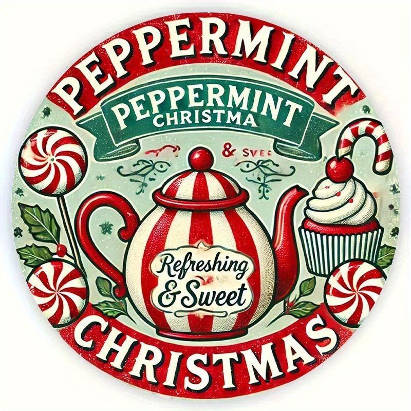 2D Flat Hanging Decorative Metal Sign Hand Painted Art