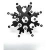 Douyin 18-in-1 Snowflake Multifunctional Wrench - Lightweight Portable Steel Octagon & Hexagon Tool