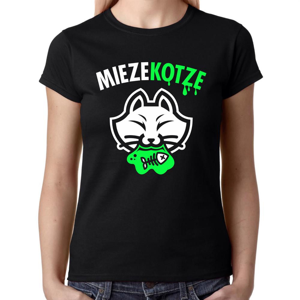 

KITTY kitty cat cat Bavaria Bavarian comedy fun women s girlie T-shirt S