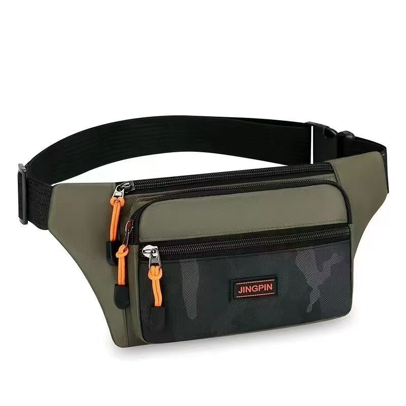 New Style, Niche Men's Crossbody Bag, Fashionable Design, Multifunctional Chest Bag, Fitness Outdoor Bag, Sports Phone Waist Bag