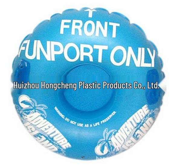 PVC Inflatable Snow Tube with Handles for Three People