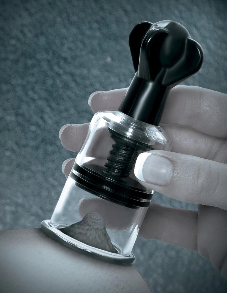 Fetish - Strong Nipple Suction Cups with Twist Mechanism